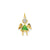 August Girl Angel Birthstone Charm in 14k Gold