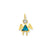 December Girl Angel Birthstone Charm in 14k Gold