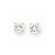 14k Yellow Gold 5.5mm CZ stud Earrings