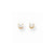 14k Yellow Gold 2.25mm CZ stud Earrings