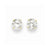 14k Yellow Gold 6mm Round CZ Post Earrings