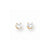 14k Yellow Gold 3.5mm CZ stud Earrings