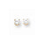 14k Yellow Gold 3.75mm CZ stud Earrings