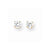 14k Yellow Gold 4.25mm CZ stud Earrings