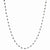 14K White Gold Black Diamond Briolette Necklace