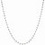 14K White Gold Black Diamond Briolette Necklace