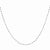 14K White Gold Black Diamond Briolette Necklace