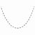 14K White Gold Black Diamond Briolette Necklace