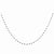 14K White Gold Black Diamond Briolette Necklace