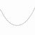 14K White Gold Black Diamond Briolette Necklace