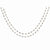 14K White Gold Coffee Brown Diamond Briolette Necklace