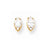 14k Yellow Gold 7x3.5mm Marquise Cubic Zirconia Earring, Jewelry Earrings