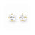 14k Yellow Gold 5mm Cubic Zirconia Earrings