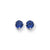 14k White Gold 6mm Tanvorite Earring, Jewelry Earrings