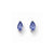 14k Yellow Gold Tanvorite pear stud Earring, Jewelry Earrings