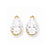 14k Yellow Gold 10x7mm Pear Cubic Zirconia Earrings