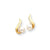 14k Yellow Gold 5.5mm Pearl Earring, Jewelry Earrings