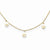 14K Yellow Gold Pearl Necklace