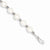 14K White Gold White Pearl Bracelet