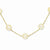 14K Yellow Gold Mosaic Mother Of Pearl Necklace