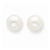 14k Yellow Gold 5-5.5mm White Freshwater Cultured Pearl Stud Earrings