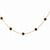 14K Yellow Gold Smoky Topaz Necklace