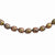 14K Yellow Gold Coffee Brown Freshwater Cultured Pearl Necklace