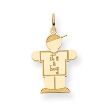 14k Gold Kid Charm hide-image