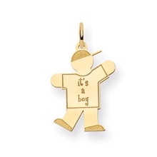 14k Gold Kid Charm hide-image