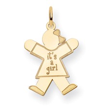 14k Gold Kid Charm hide-image