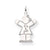 14k White Gold Kid Charm hide-image