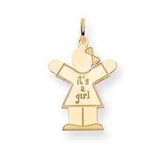 14k Gold Kid Charm hide-image