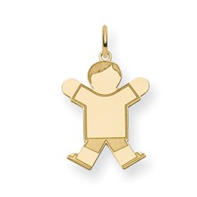 14k Gold Kid Charm hide-image