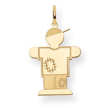 14k Gold Kid Charm hide-image