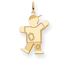 14k Gold Kid Charm hide-image