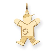 14k Gold Kid Charm hide-image