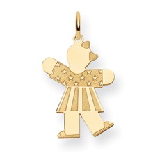 14k Gold Kid Charm hide-image