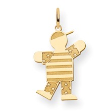 14k Gold Kid Charm hide-image