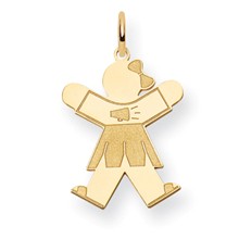 14k Gold Kid Charm hide-image