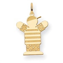 14k Gold Kid Charm hide-image