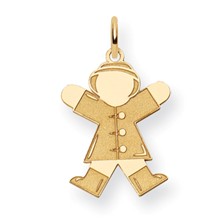 14k Gold Kid Charm hide-image