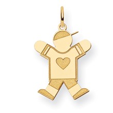 14k Gold Kid Charm hide-image