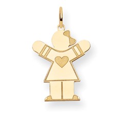 14k Gold Kid Charm hide-image