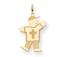 14k Gold Kid Charm hide-image