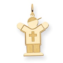 14k Gold Kid Charm hide-image