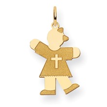 14k Gold Kid Charm hide-image