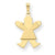 14k Gold Girl Charm hide-image