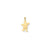 Solid Satin Engravable Boy Charm in 14k Gold