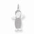 14k White Gold Cuddle Charm hide-image