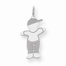 14k White Gold Cuddle Charm hide-image